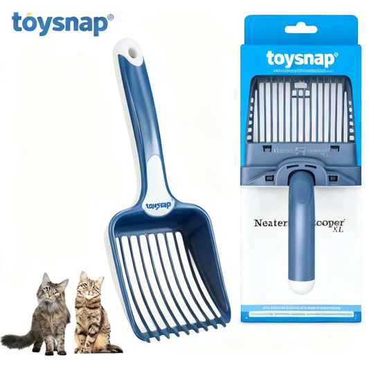 toysnap® Litter Box Magician Cat Scoop: Banish Sticky Messes & Master Litter Box Cleanup in One Swish